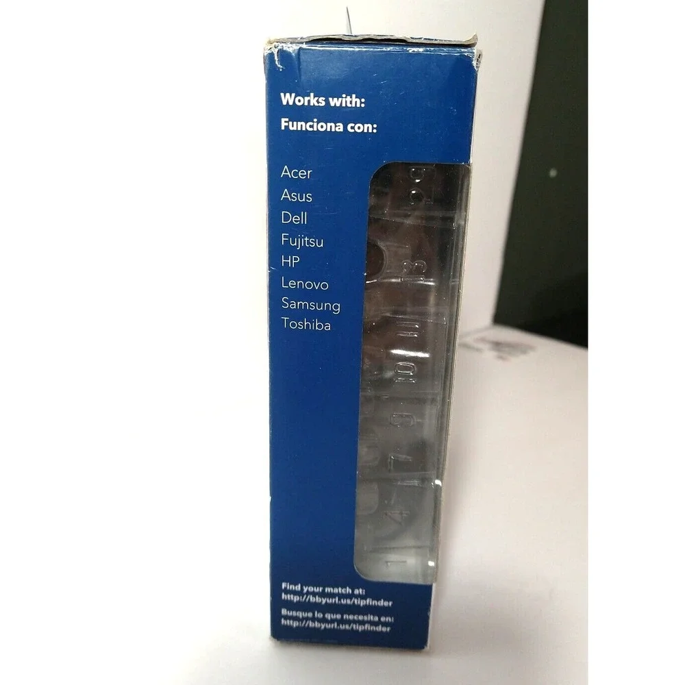 Insignia Ultrabook Charger w/ 8 Tips NS-PWLC663 Black Original Box